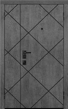 Входная двустворчатая дверь для частного дома - фото 5214