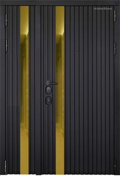 Двустворчатая входная дверь Grand Doors ( Любой размер ) - фото 5217