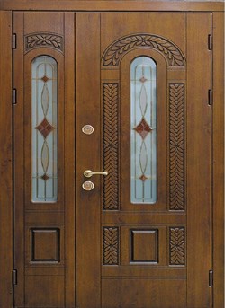 Двустворчатая входная дверь Виконт ( Любой размер ) - фото 5221