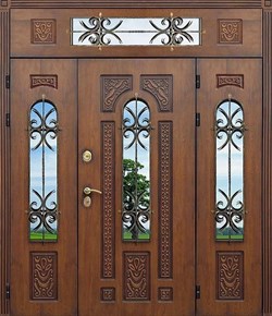 Парадная дверь Лацио с фрамугой ( Любой размер ) - фото 5227