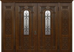 Парадная двуполая входная дверь Лаки  ( Любой размер ) - фото 5233