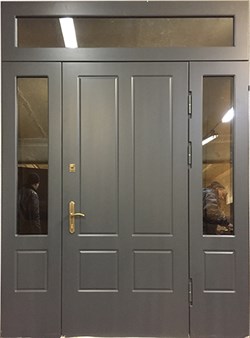 Парадная двупольная входная дверь Лувр ( Любой размер ) - фото 5240
