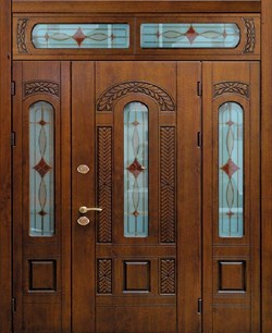 Парадная двуполая входная дверь Добрыня ( Любой размер ) - фото 5335