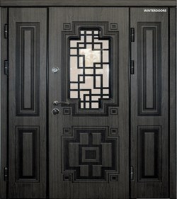 Двуполая входная дверь Каспий ( Любой размер ) - фото 5536