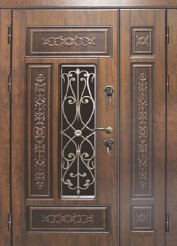 Двустворчатая входная дверь Сенат ( Любой размер ) - фото 5658