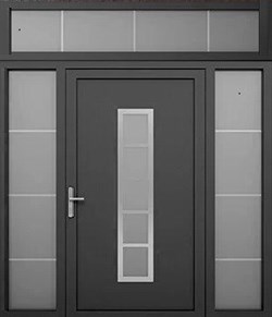 Двуполая входная дверь Север 3 полки ( Любой размер ) - фото 5697