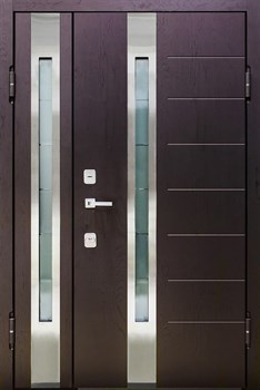 Двупольная входная дверь Атлантик ( Любой размер ) - фото 5713