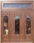 Парадная двуполая входная дверь Вереск ( Любой размер )