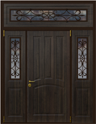 Парадная двуполая входная дверь Альфа ( Любой размер )