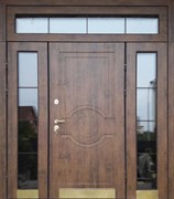 Двуполая входная дверь Палония 3 полки ( Любой размер )