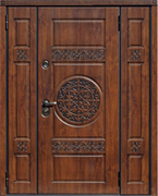 Двупольная входная дверь Алтей ( Любой размер )