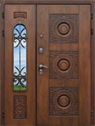 Двупольная входная дверь Севилья ( Любой размер )