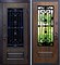 Входная металлическая дверь Сотник со стеклом и ковкой - фото 5343