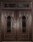 Двуполая входная дверь Кальвар ( Любой размер ) - фото 5769